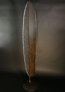 Industrial Feather- 7'Hx20"W. Aluminum and steel.